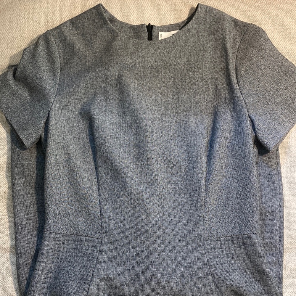 Mango sheath dress gray